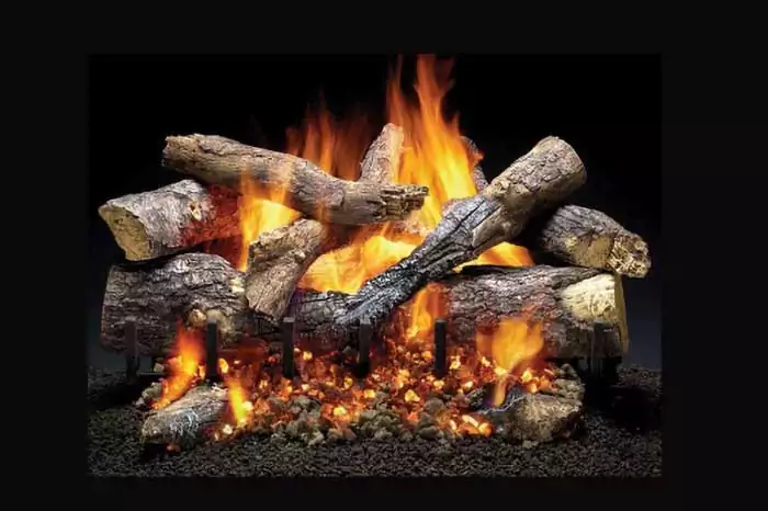 Grand Oak burning.