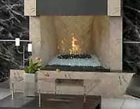 fireglass-cta Fireplace.