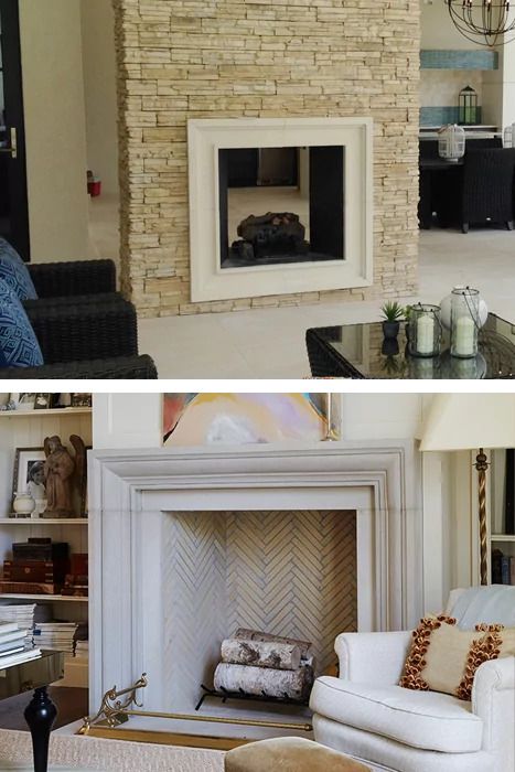 Residential fireplaces.