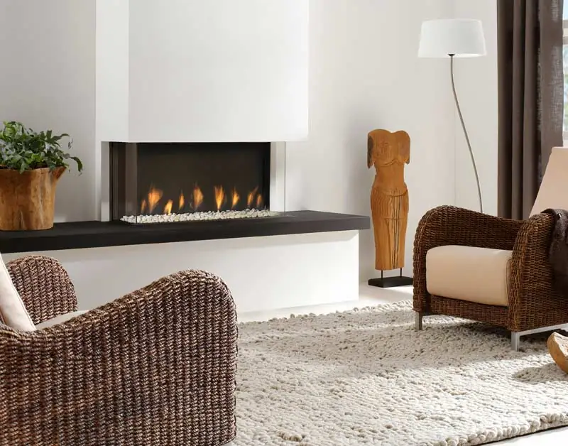 Gas Fireplace, Trisore 140 Gas Fireplace, Trisore 95