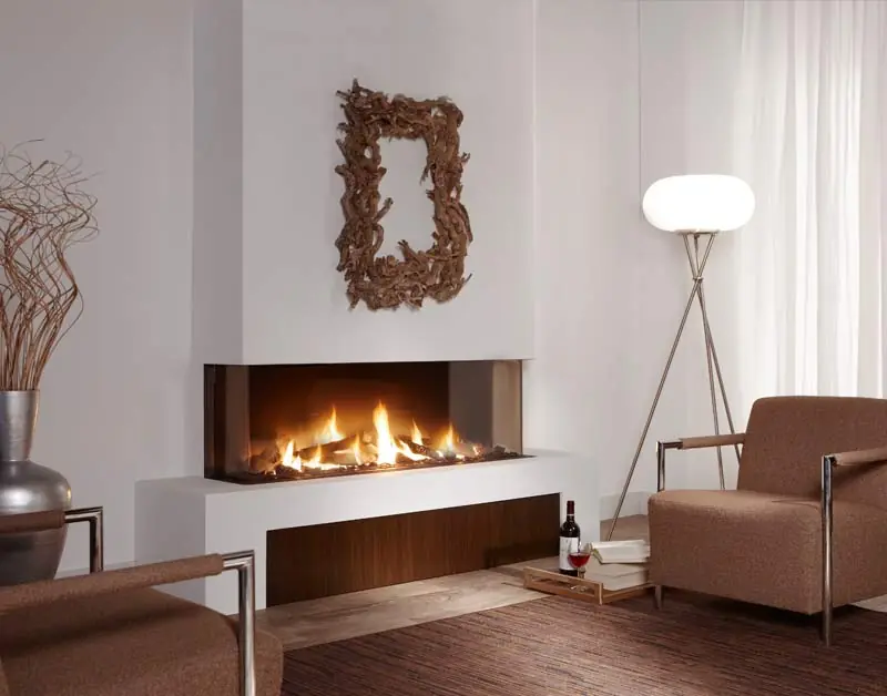 Gas Fireplace, Trisore 140 Gas Fireplace, Trisore 140